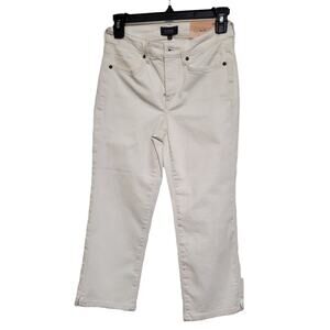 NYDJ White Capri Jeans, Size 00, New